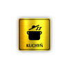 Cedule kuchyň | Piktogram (čtverec)