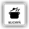 Cedule kuchyň – plast (piktogram)