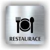 Cedule restaurace – plast (piktogram)