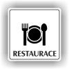Cedule restaurace – plast (piktogram)