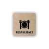 Cedule restaurace | Piktogram (čtverec)
