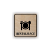 Cedule restaurace | Piktogram (čtverec)