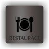 Cedule restaurace – plast (piktogram)