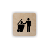 Cedule tříděný odpad | Piktogram (čtverec)
