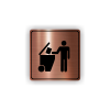 Cedule tříděný odpad | Piktogram (čtverec)