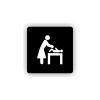 Cedule přebalovací pult | Piktogram (čtverec)