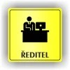 Cedule ředitel – plast (piktogram)