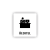 Cedule ředitel | Piktogram (čtverec)