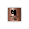 Cedule toaletní papír | Piktogram (čtverec)