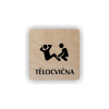 Cedule tělocvična | Piktogram (čtverec)