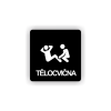 Cedule tělocvična | Piktogram (čtverec)