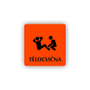 Cedule tělocvična | Piktogram (čtverec)