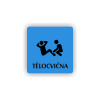 Cedule tělocvična | Piktogram (čtverec)