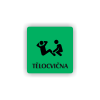Cedule tělocvična | Piktogram (čtverec)