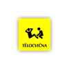 Cedule tělocvična | Piktogram (čtverec)