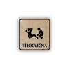 Cedule tělocvična | Piktogram (čtverec)