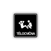 Cedule tělocvična | Piktogram (čtverec)