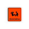 Cedule tělocvična | Piktogram (čtverec)