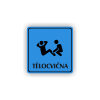 Cedule tělocvična | Piktogram (čtverec)