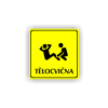 Cedule tělocvična | Piktogram (čtverec)