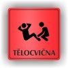 Cedule tělocvična – plast (piktogram)