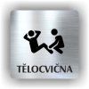 Cedule tělocvična – plast (piktogram)