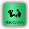 Cedule tělocvična – plast (piktogram)