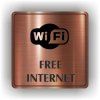 Cedule wifi free – plast (piktogram)