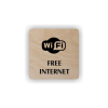 Cedule wifi free | Piktogram (čtverec)
