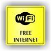 Cedule wifi free – plast (piktogram)