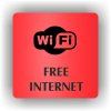 Cedule wifi free – plast (piktogram)