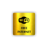 Cedule wifi free | Piktogram (čtverec)