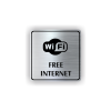 Cedule wifi free | Piktogram (čtverec)