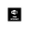 Cedule wifi free | Piktogram (čtverec)