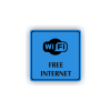 Cedule wifi free | Piktogram (čtverec)