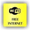 Cedule wifi free – plast (piktogram)