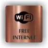 Cedule wifi free – plast (piktogram)