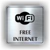 Cedule wifi free – plast (piktogram)