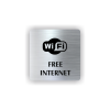Cedule wifi free | Piktogram (čtverec)