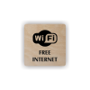 Cedule free internet | Piktogram (čtverec)