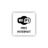 Cedule free internet | Piktogram (čtverec)