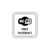 Cedule free internet | Piktogram (čtverec)