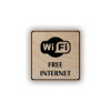 Cedule free internet | Piktogram (čtverec)