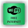 Cedule free internet – plast (piktogram)