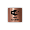 Cedule free internet | Piktogram (čtverec)