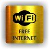 Cedule free internet – plast (piktogram)