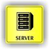 Cedule server – plast (piktogram)