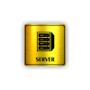 Cedule server | Piktogram (čtverec)
