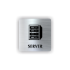 Cedule server | Piktogram (čtverec)