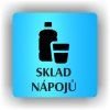 Cedule sklad nápojů – plast (piktogram)